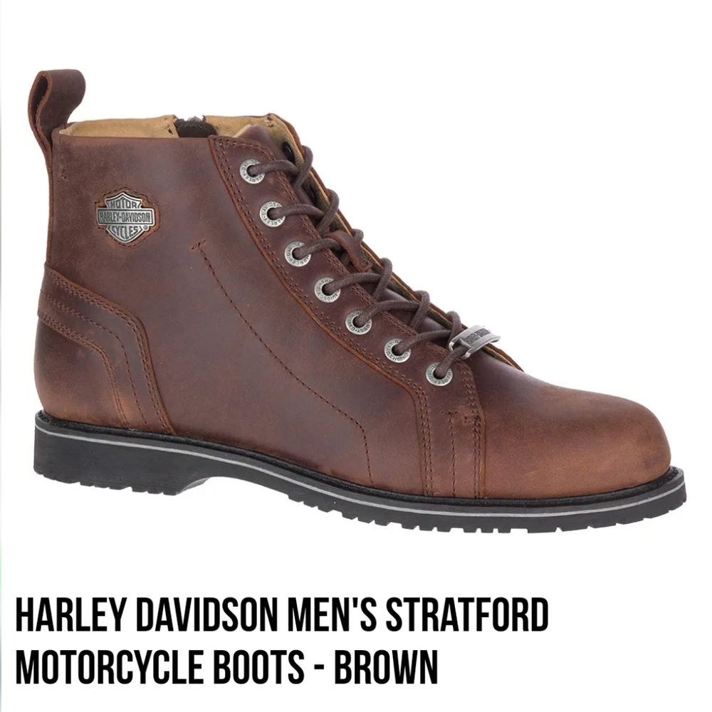 *FINAL PRICE* Harley-Davidson Men's Stratford Motorcycle Boots